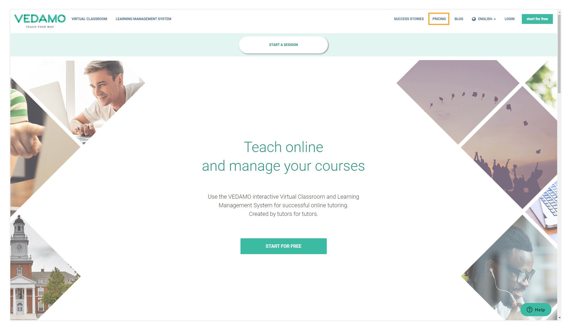 Virtual Classroom LMS Platform